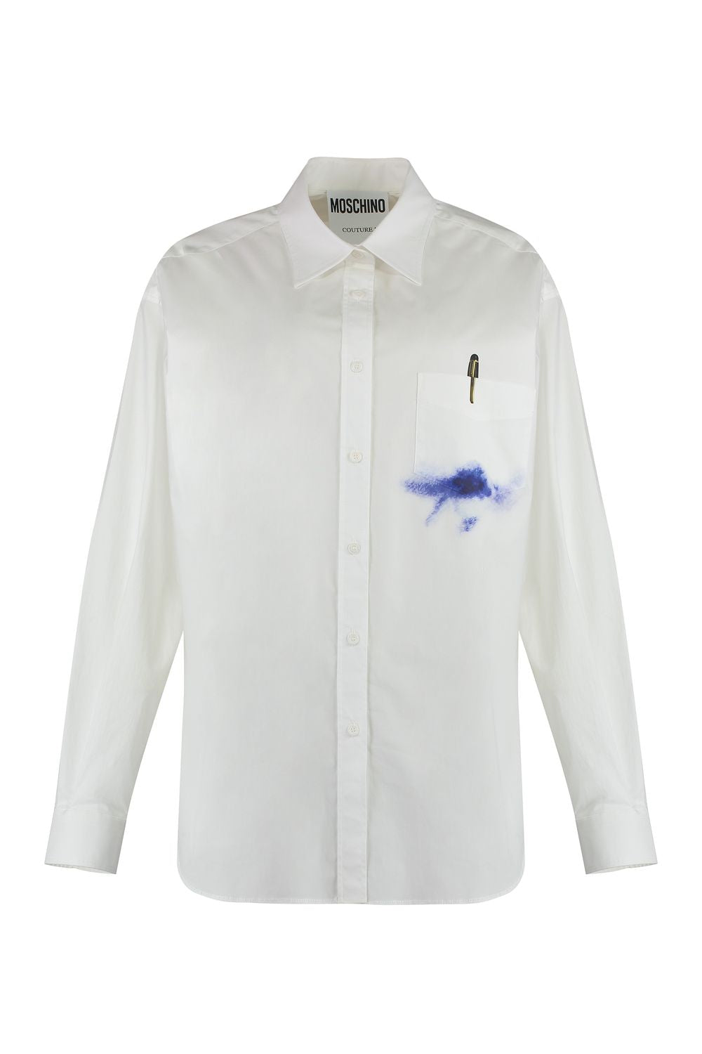 MOSCHINO COUTURE Couture Stretch Poplin Shirt