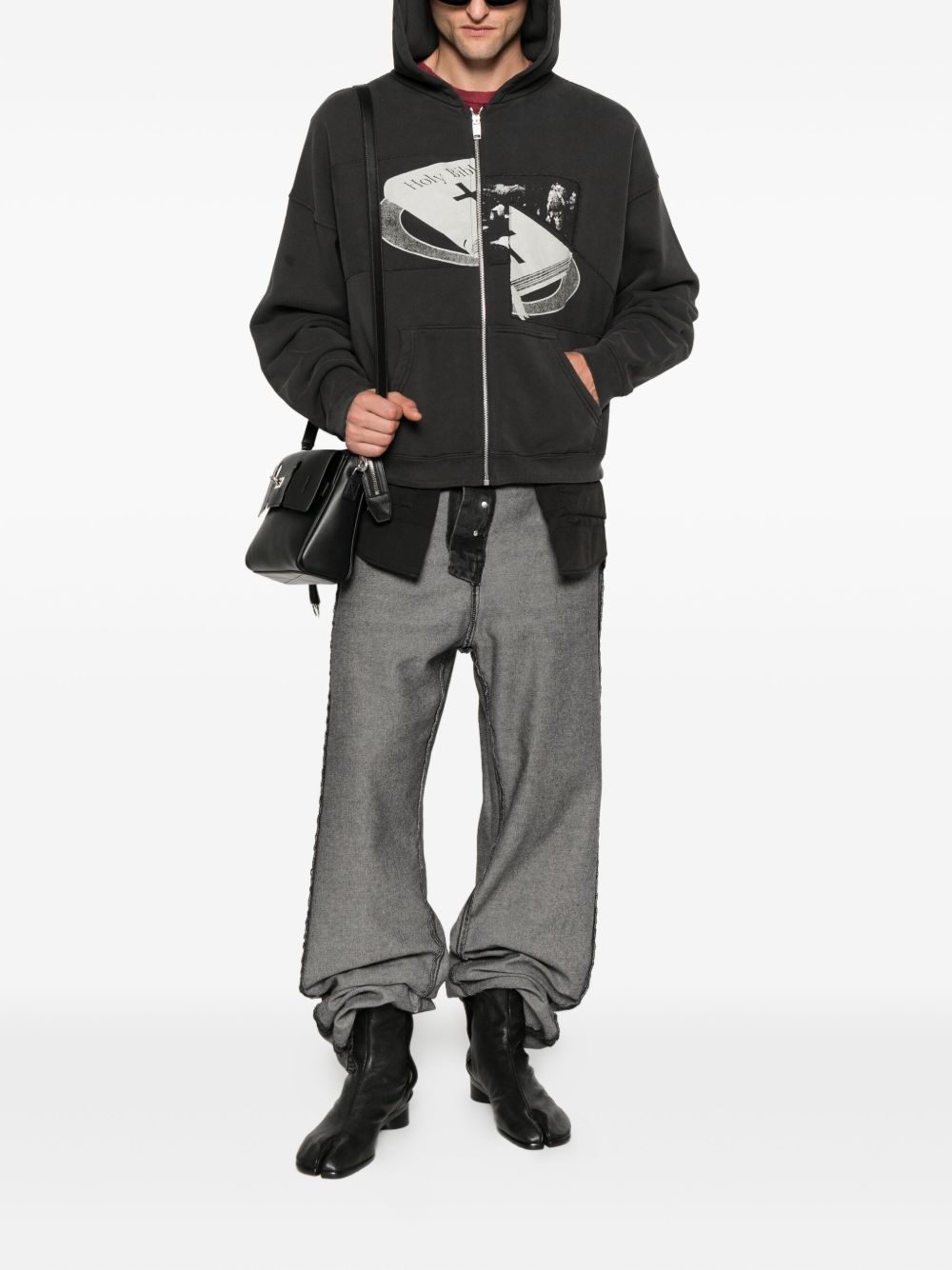 ENFANTS RICHES DEPRIMES Holy Bible Assemblage Cotton Hoodie