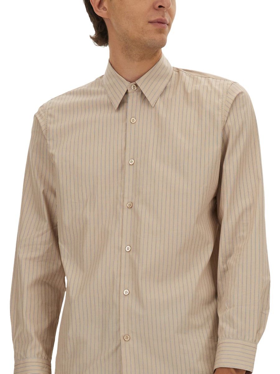 DRIES VAN NOTEN Men's Striped Shirt - Size 48