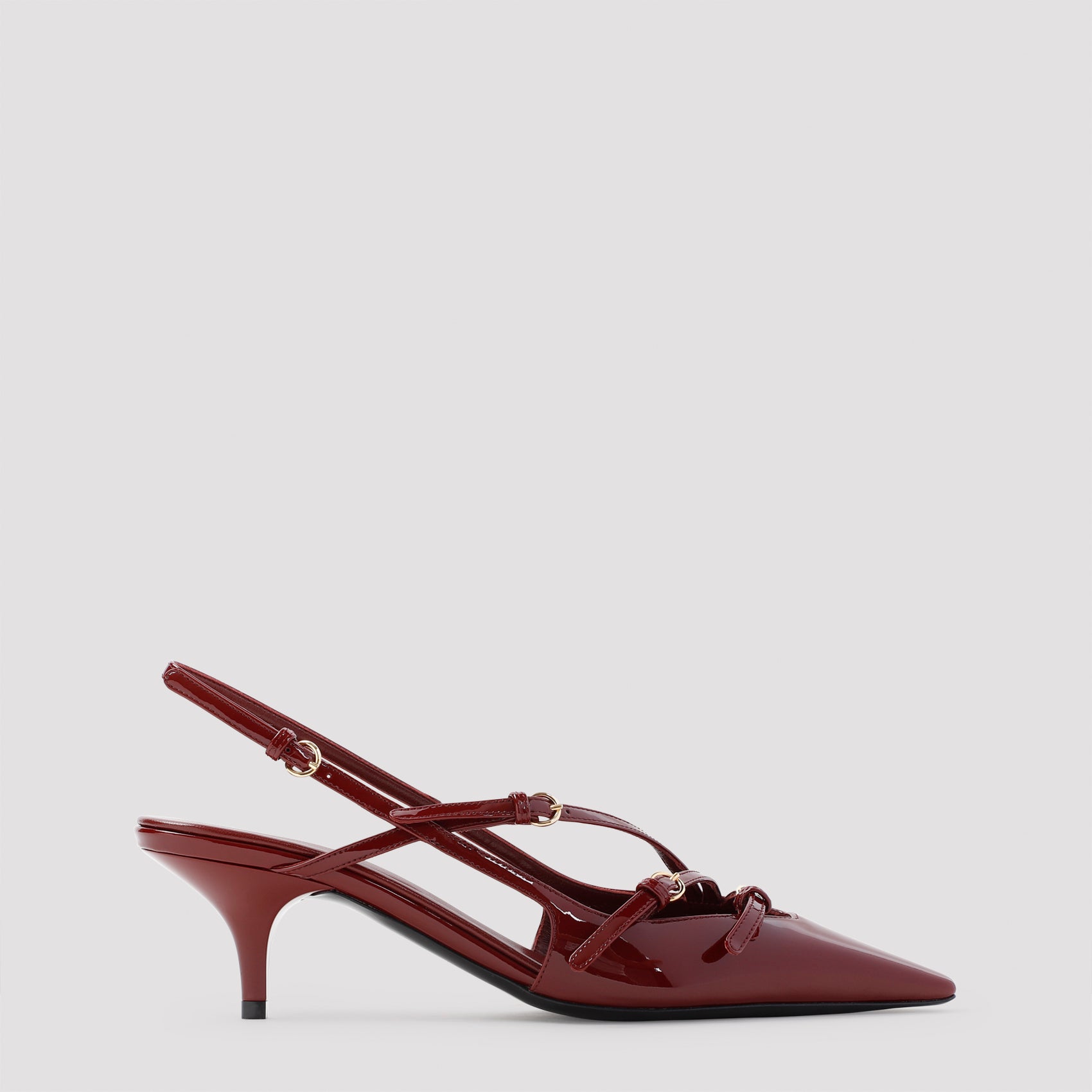 MIU MIU Patent Leather Pumps with 5.5 cm Heel for Men