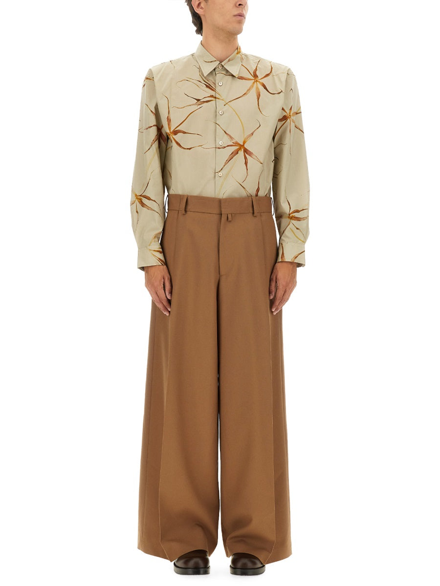 DRIES VAN NOTEN Tulip Print Shirt - Size M