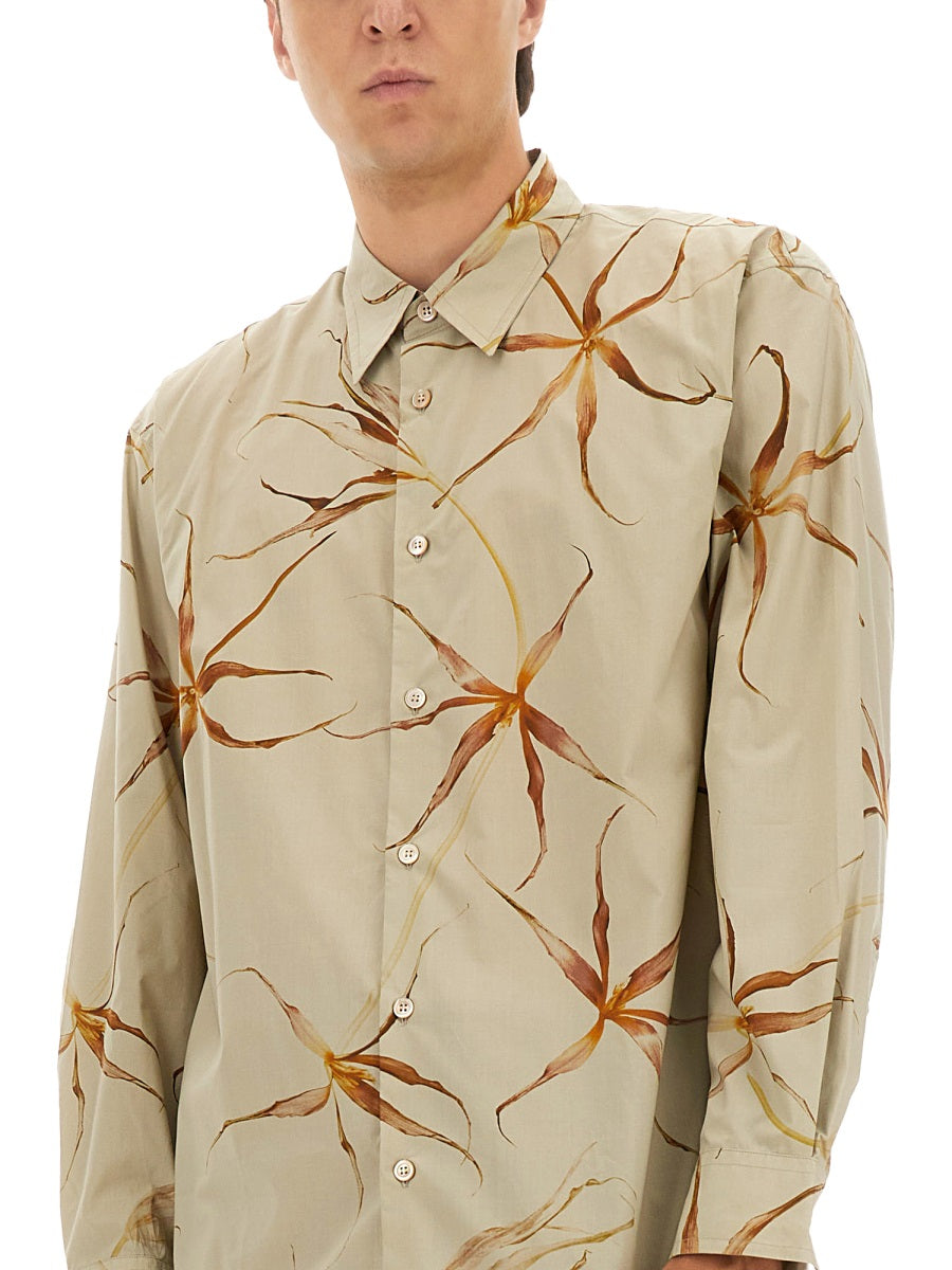 DRIES VAN NOTEN Tulip Print Shirt - Size M