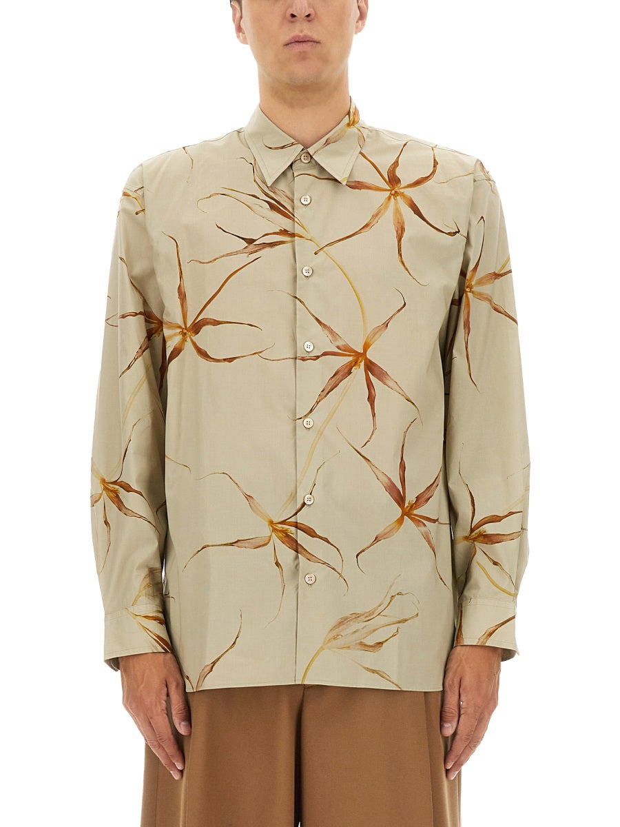 DRIES VAN NOTEN Tulip Print Shirt - Size M