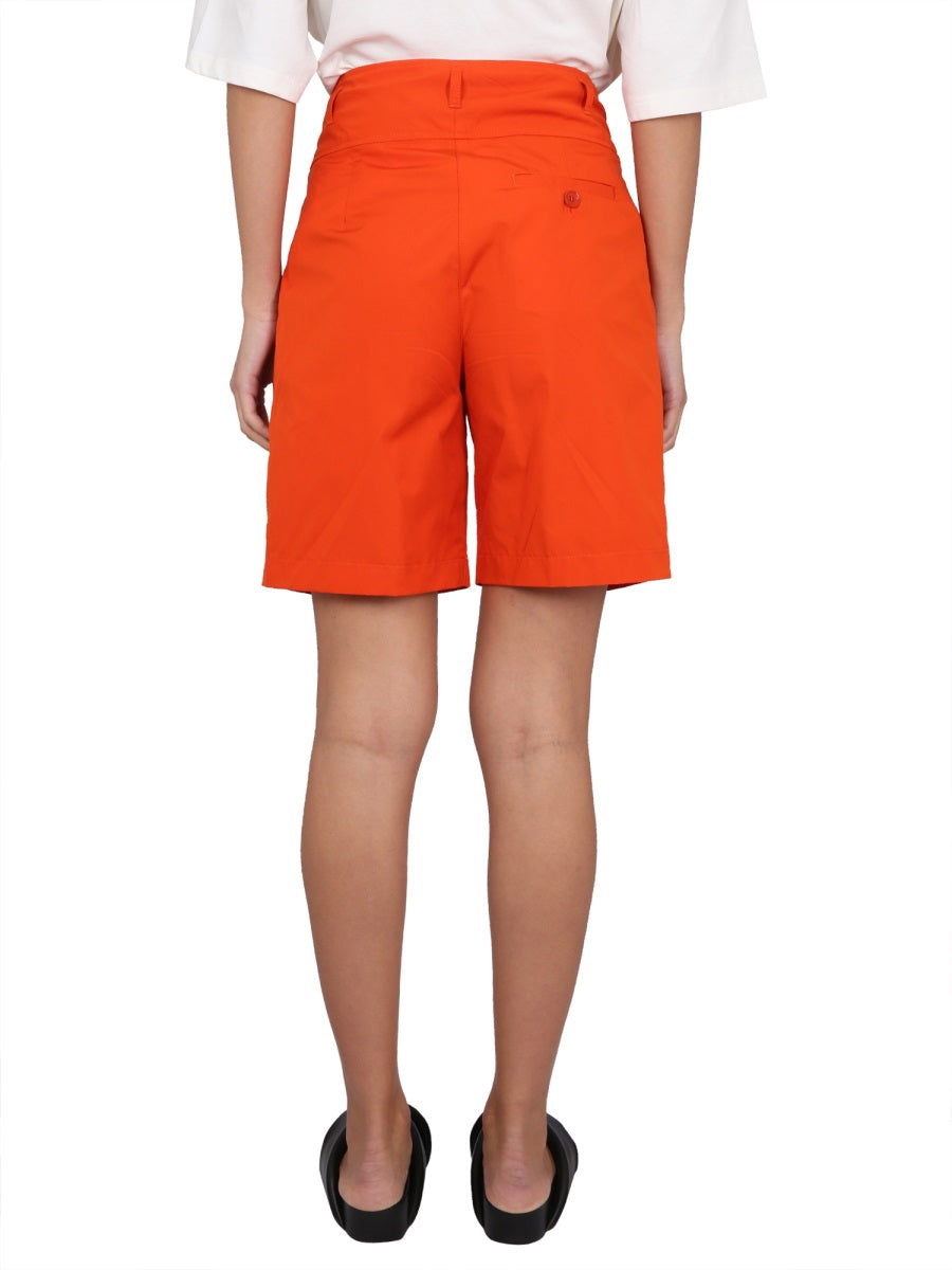 ASPESI Cotton Poplin Mini Shorts for Women