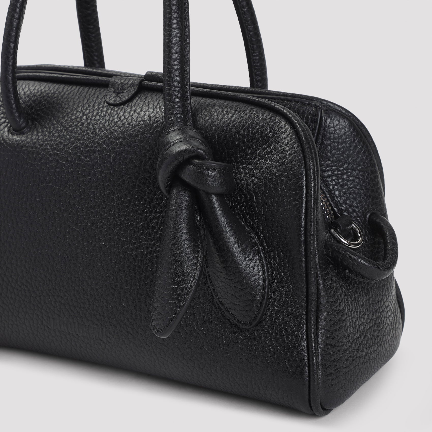 JACQUEMUS Mini Grained Leather Handbag - 25cm x 15cm x 11cm