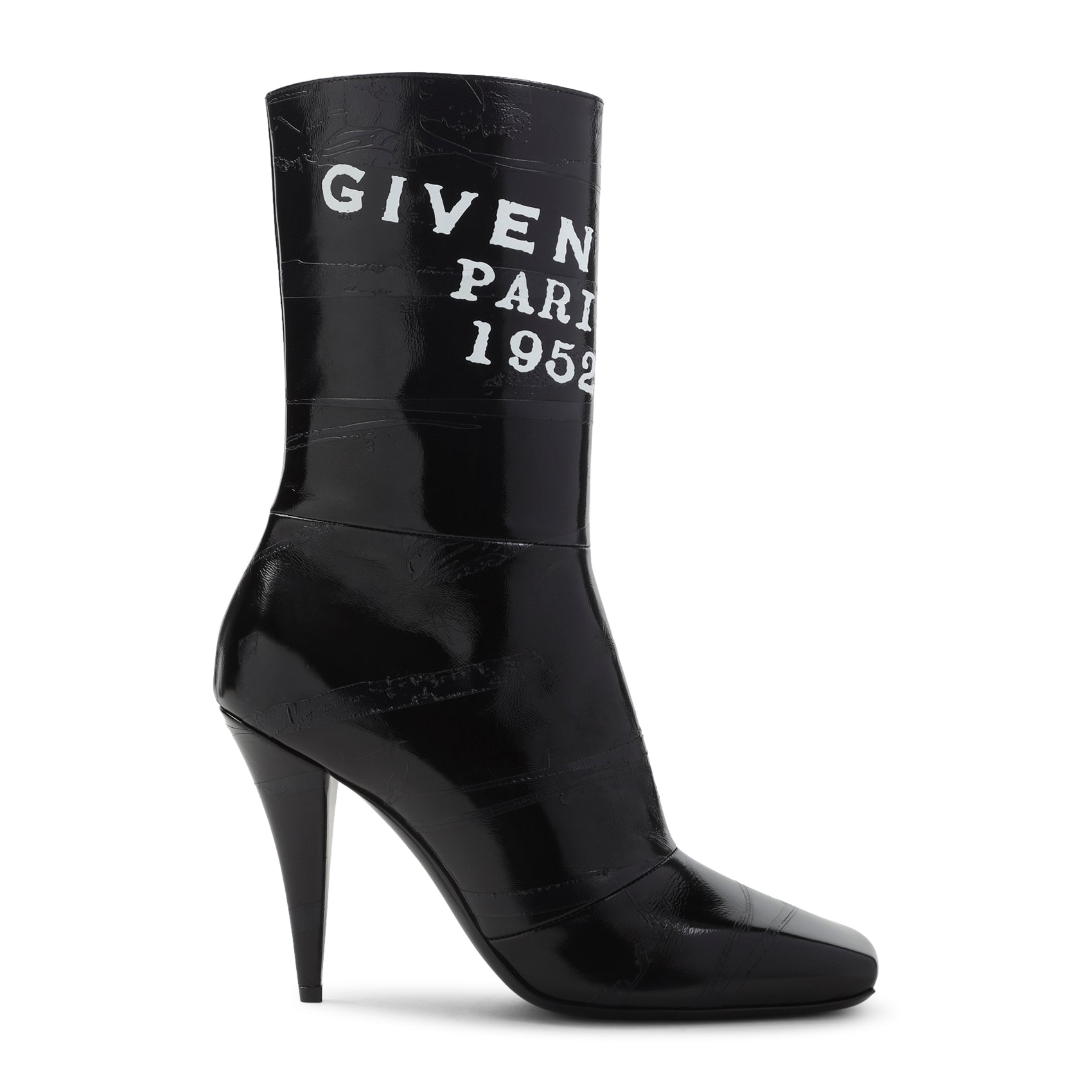 GIVENCHY Men's Leather Heel Ankle Boots 95 MM