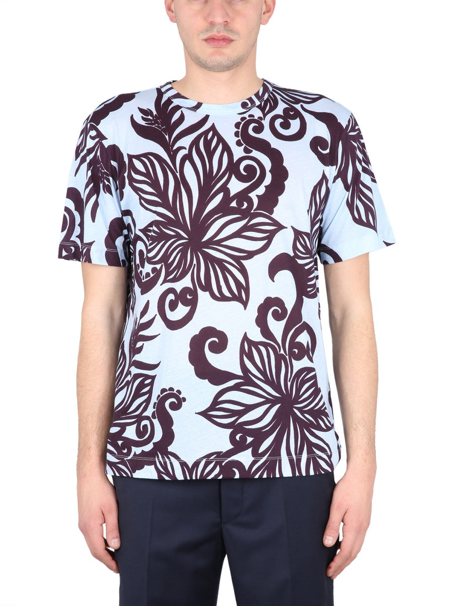 DRIES VAN NOTEN Floral Crewneck T-Shirt