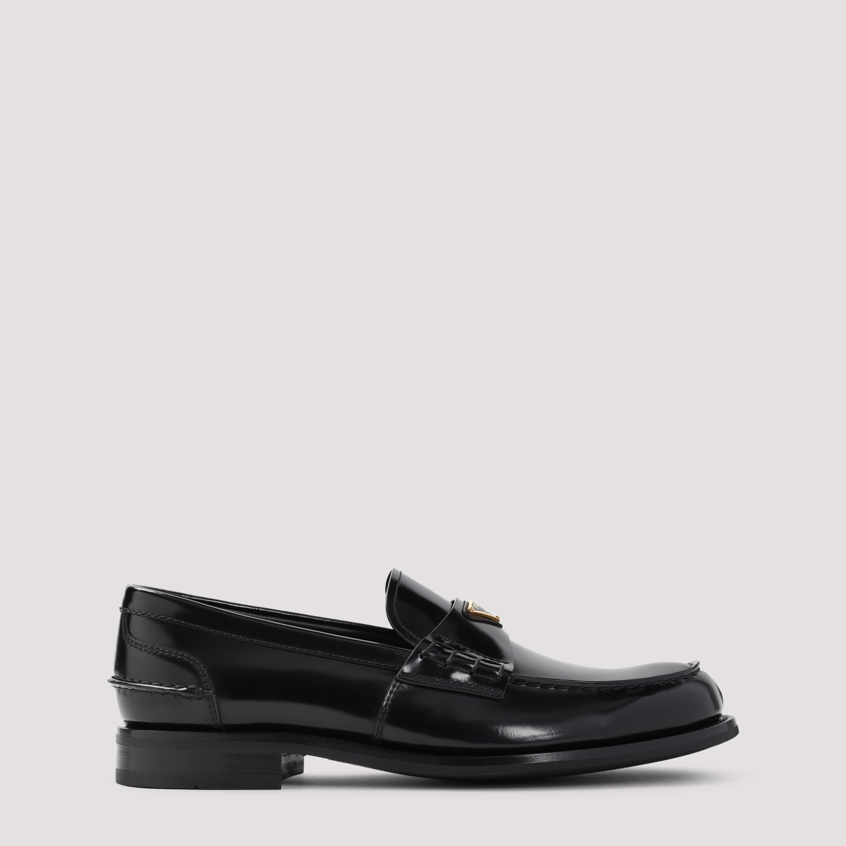 PRADA Men's Leather Loafers - FW25 Collection