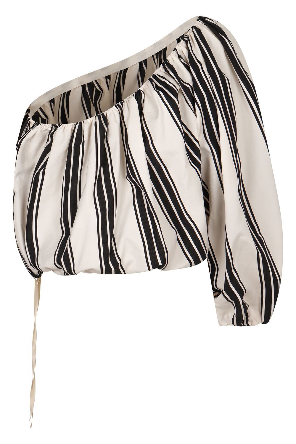PHILOSOPHY DI LORENZO SERAFINI One-Shoulder Striped Top