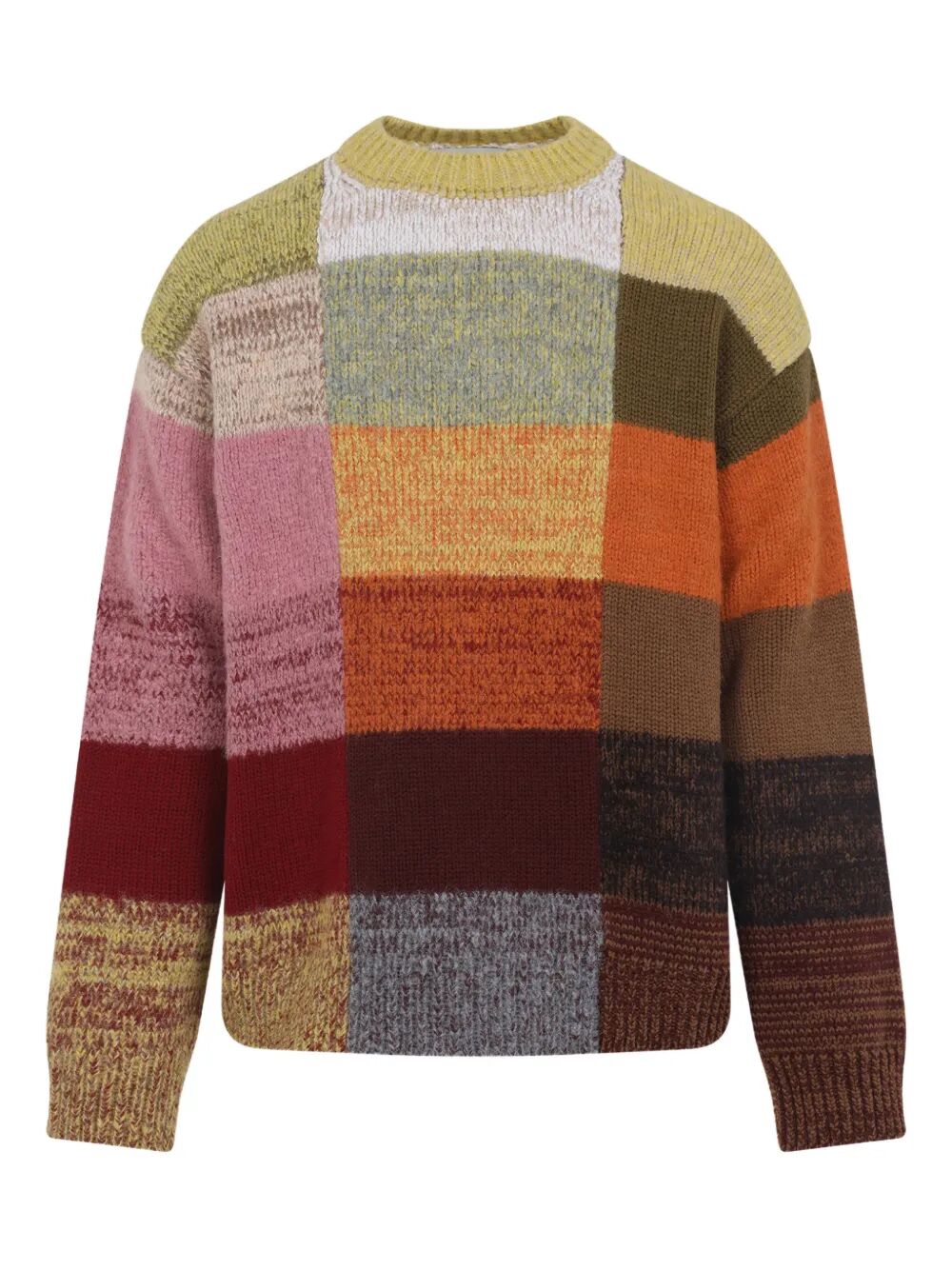 DRIES VAN NOTEN Chic Multicolour Men's Sweater