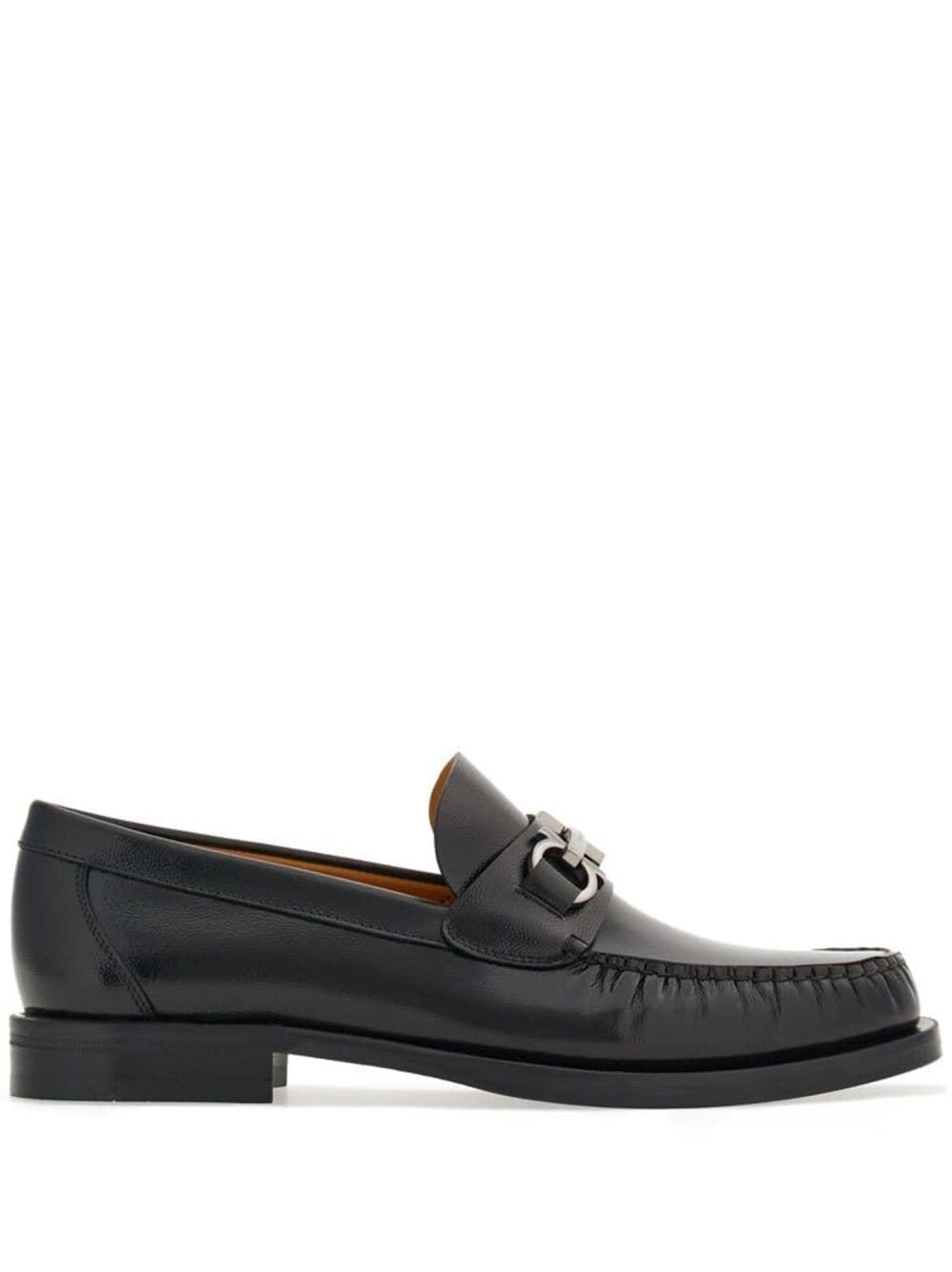 Ferragamo British Gancini Hook Loafers for Men