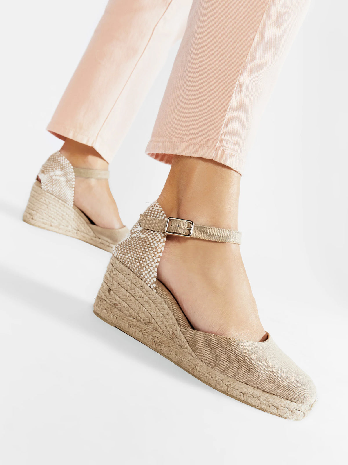 CASTAÑER Wedge Espadrilles with 7 cm Heel