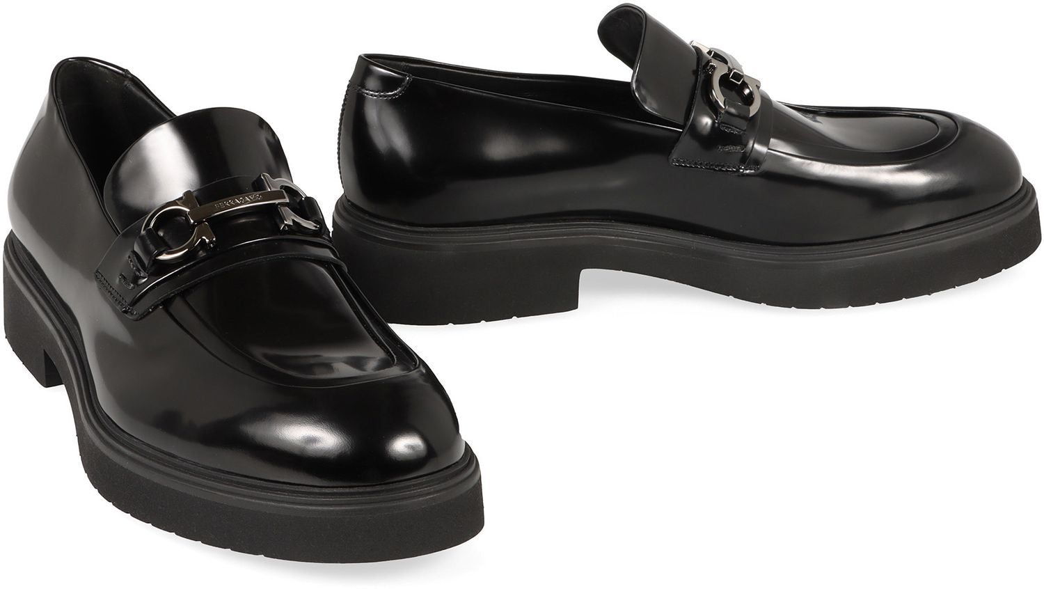 Ferragamo Elegant Leather Loafers for Men