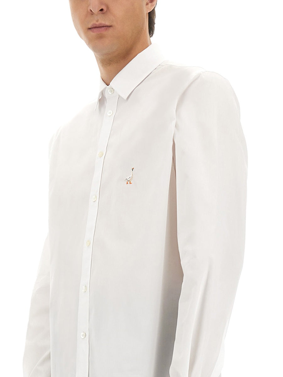 MOSCHINO COUTURE Classic Fit Button-Up Shirt for Men