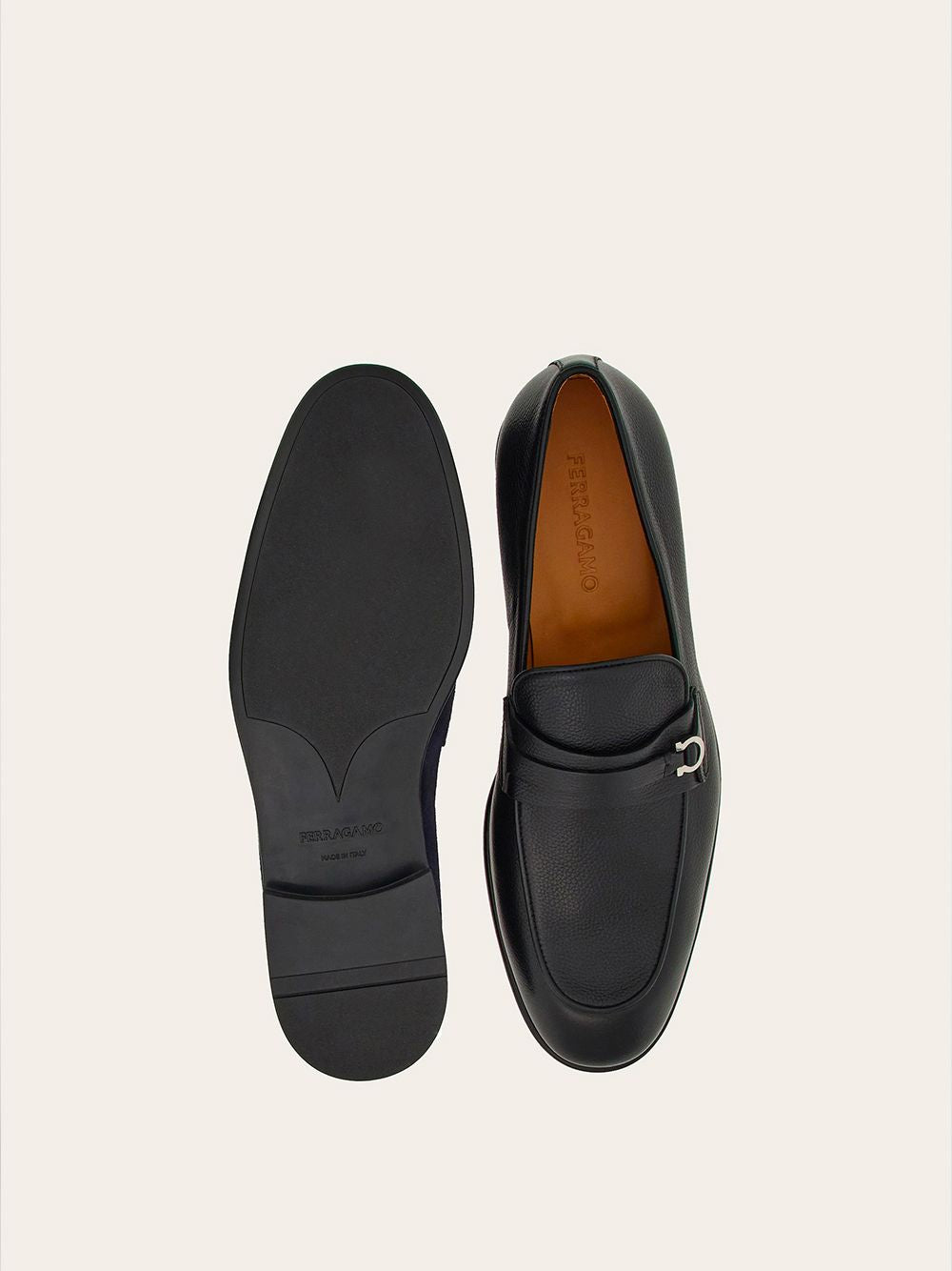 Ferragamo Classic Plain Toe Moccasin Loafers - Fall 2024