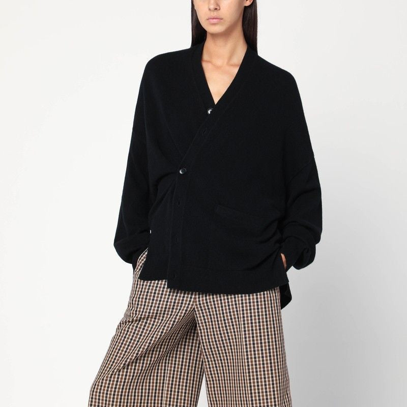 EXTREME CASHMERE Asymmetrical Cashmere Cardigan