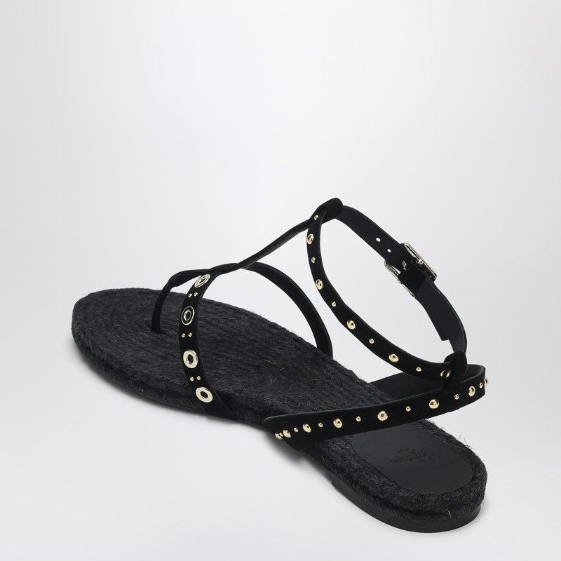CASTAÑER Low-Heeled Sandals with Stud Detail