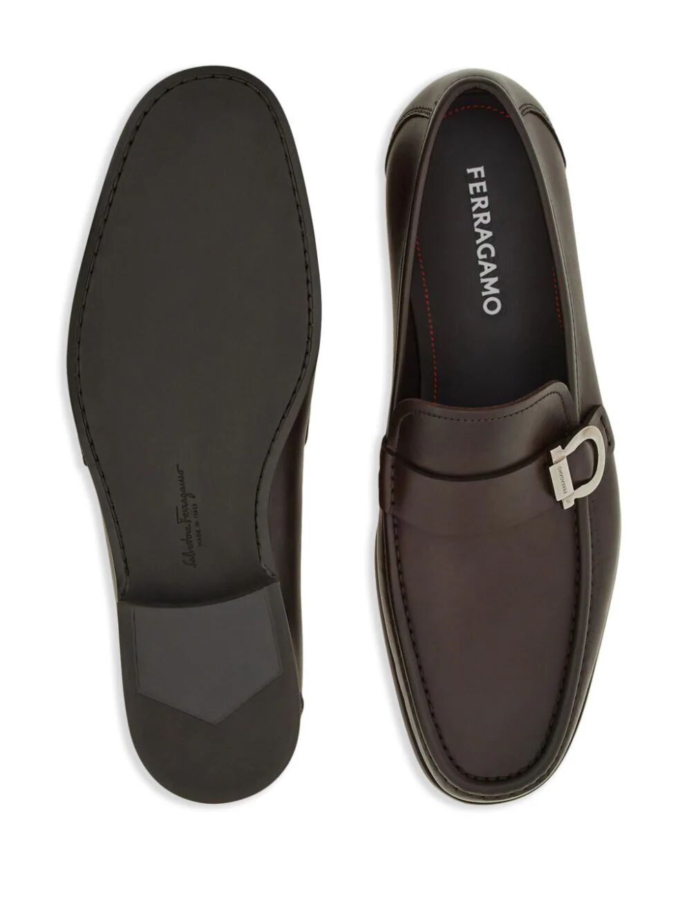 Ferragamo Reversible Gancini Hook Loafers for Men