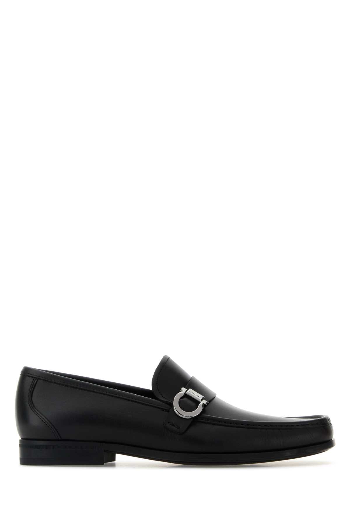 Ferragamo Men's Leather Caspian Loafers