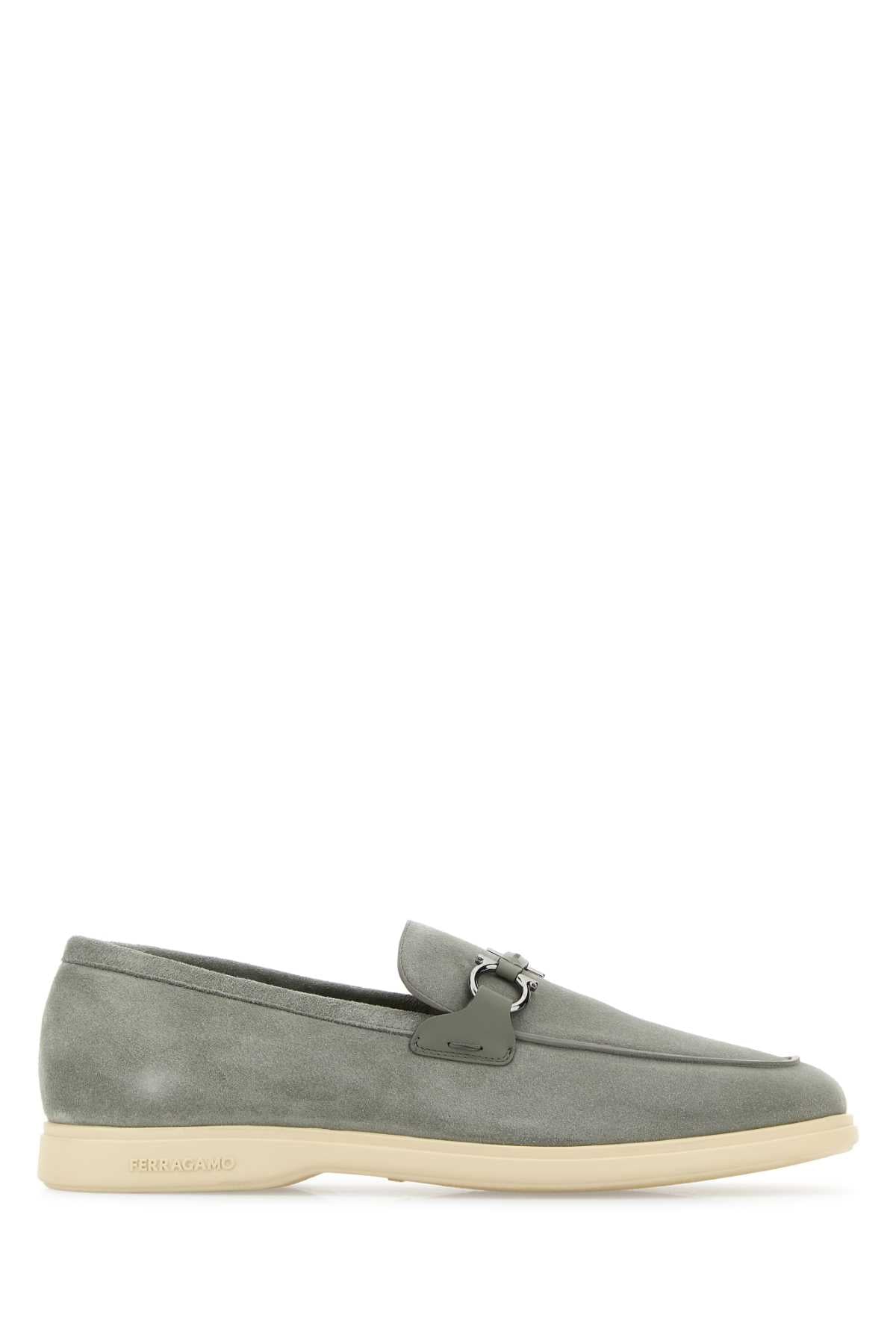 Ferragamo Men's Suede Cosimo Loafers