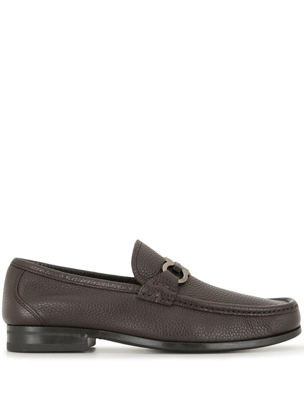 Ferragamo Gancini Hook Bit Loafers for Men