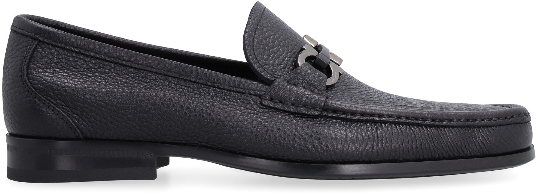 Ferragamo Grandioso Leather Loafers for Men