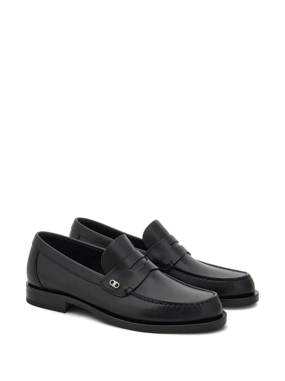 Ferragamo Mini Gancini Hook Buckle Bacchus Loafers