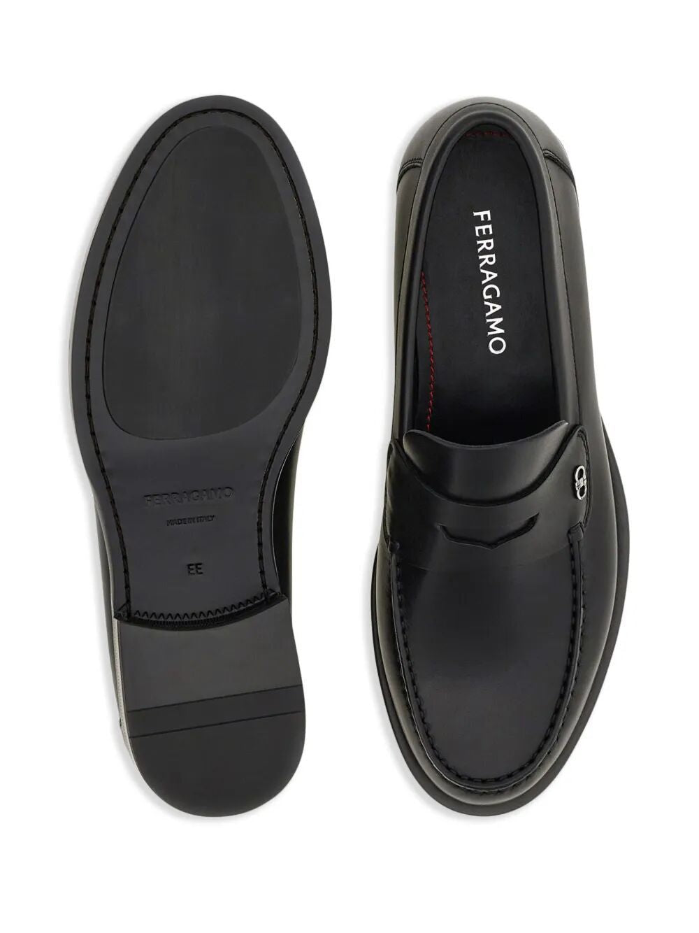 Ferragamo Mini Gancini Hook Buckle Bacchus Loafers