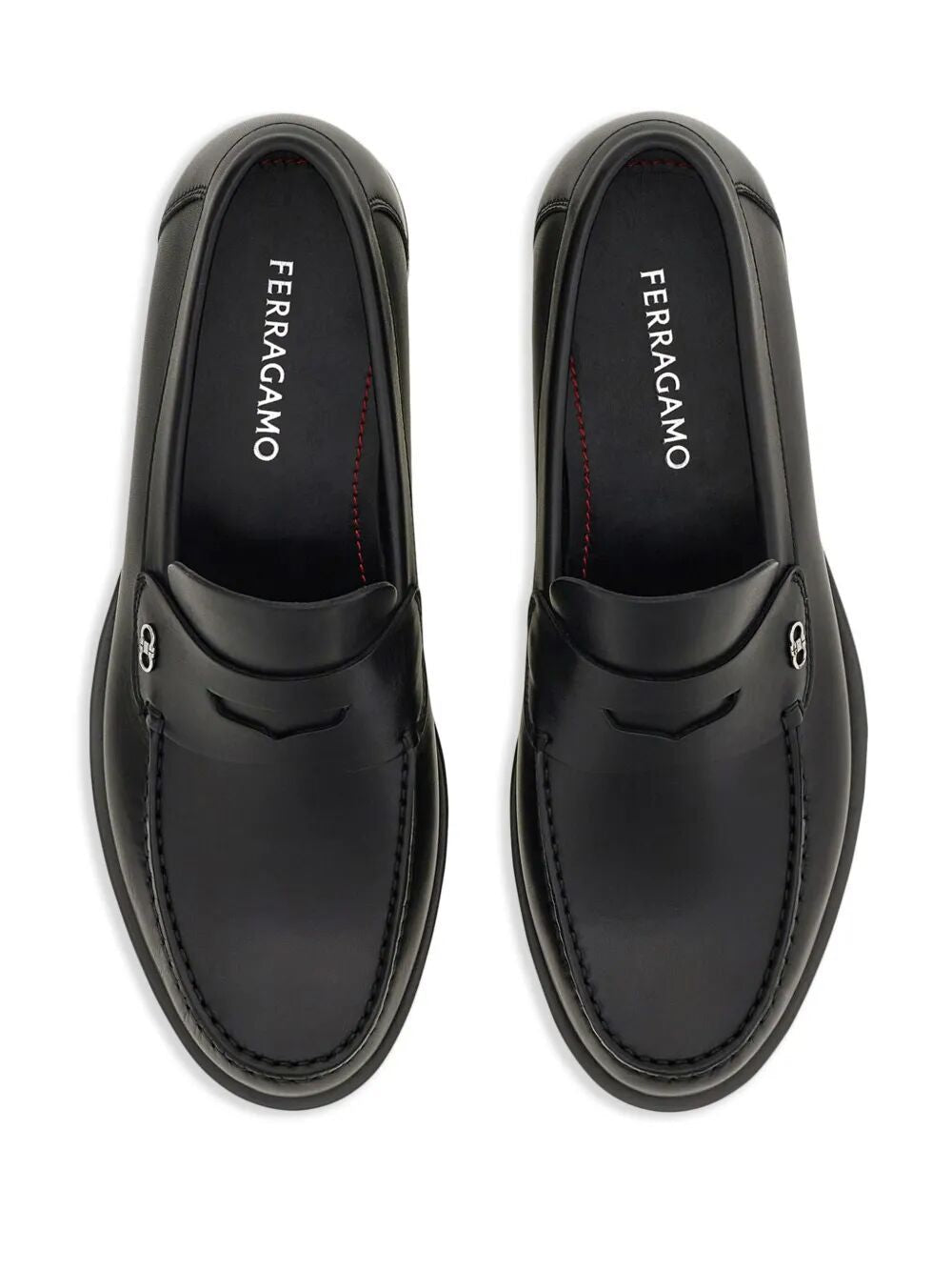 Ferragamo Mini Gancini Hook Buckle Bacchus Loafers