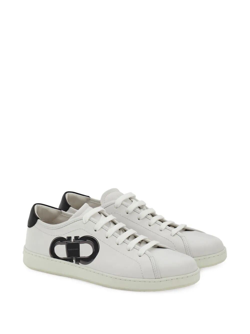 Ferragamo Double Gancini Hook Sneakers for Men