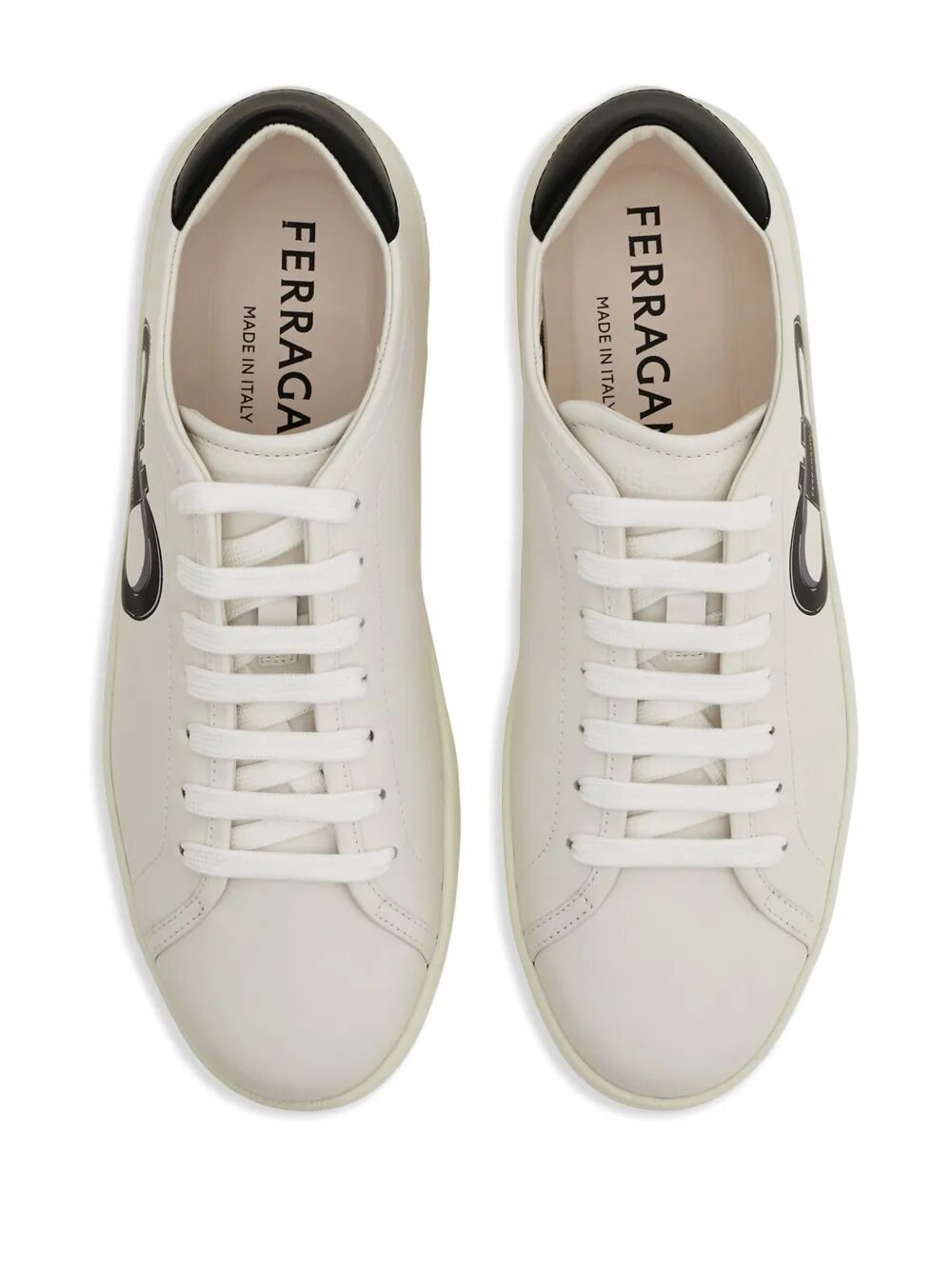 Ferragamo Double Gancini Hook Sneakers for Men