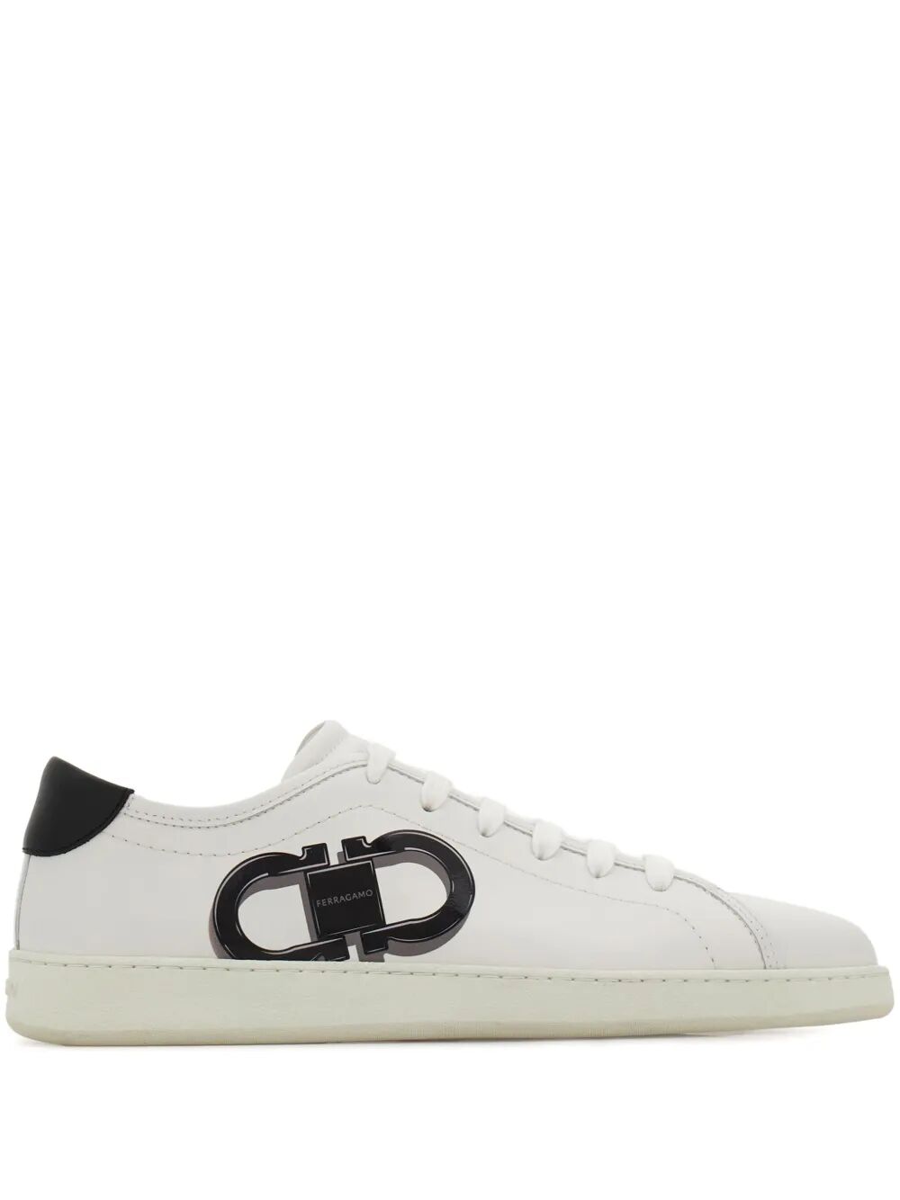Ferragamo Double Gancini Hook Sneakers for Men