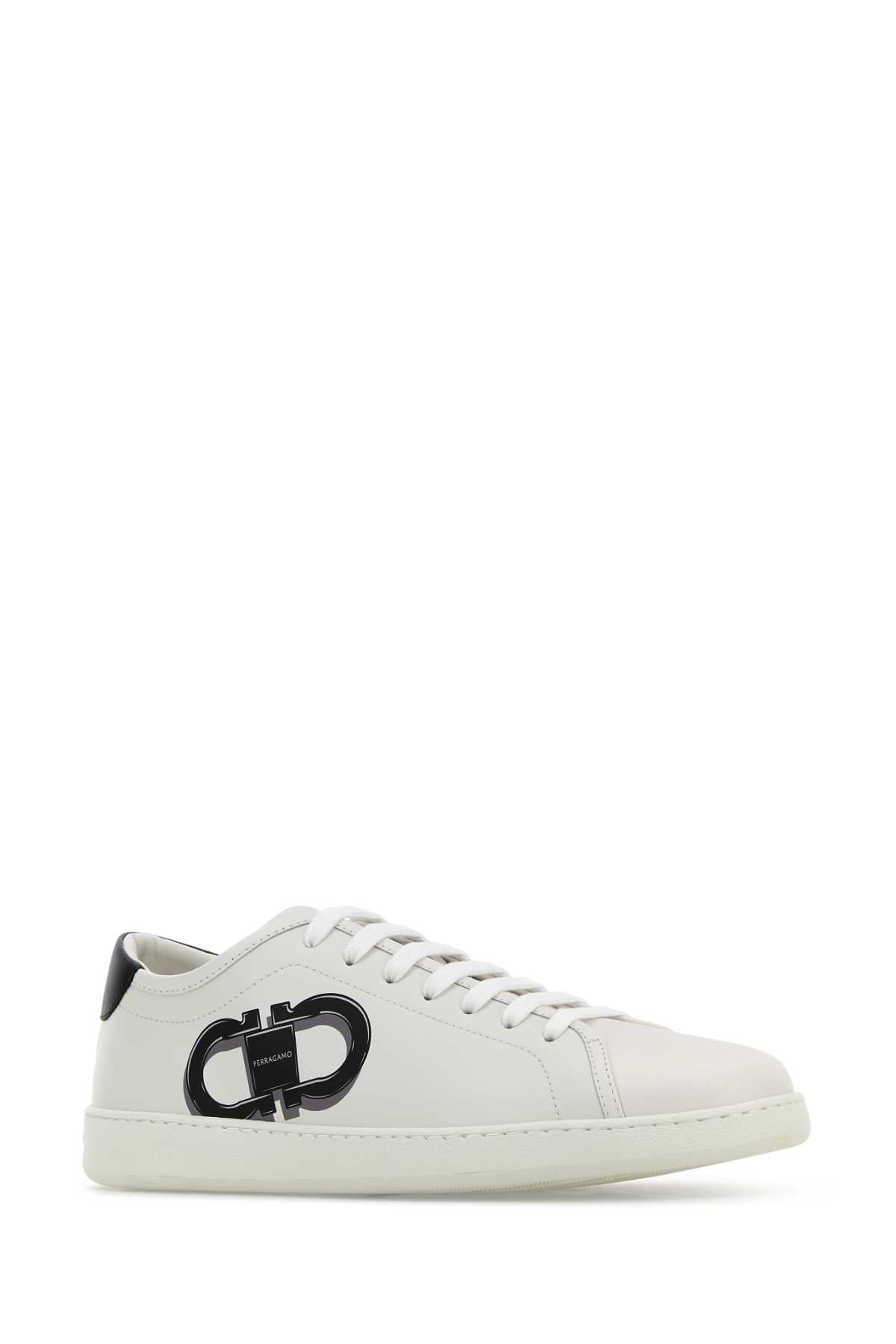 Ferragamo Men's Brandy1 Leather Sneakers