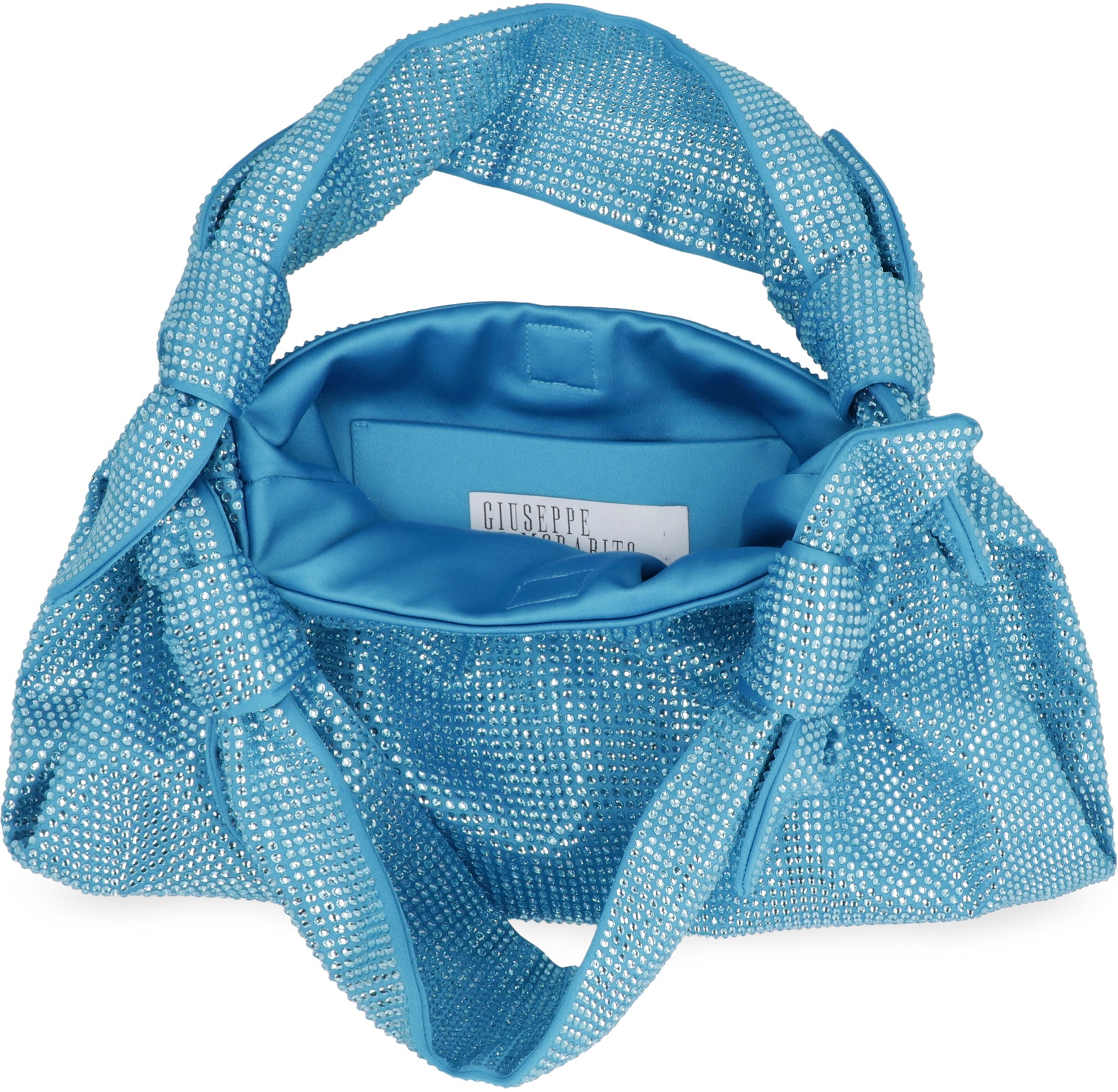 GIUSEPPE DI MORABITO Strass Shoulder Mini Handbag - Dimensions 36x17.5x10 cm