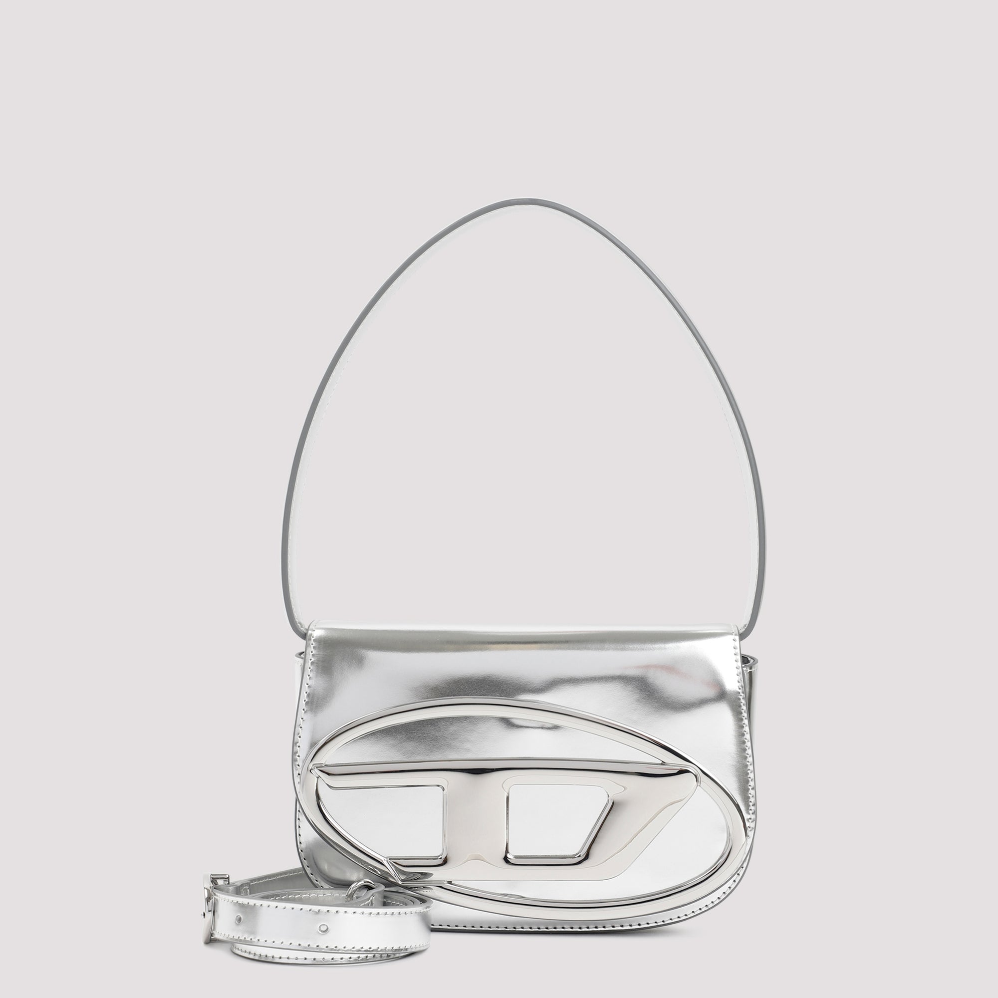 DIESEL Men's Metallic Mini Handbag - 20cm x 13cm x 5cm