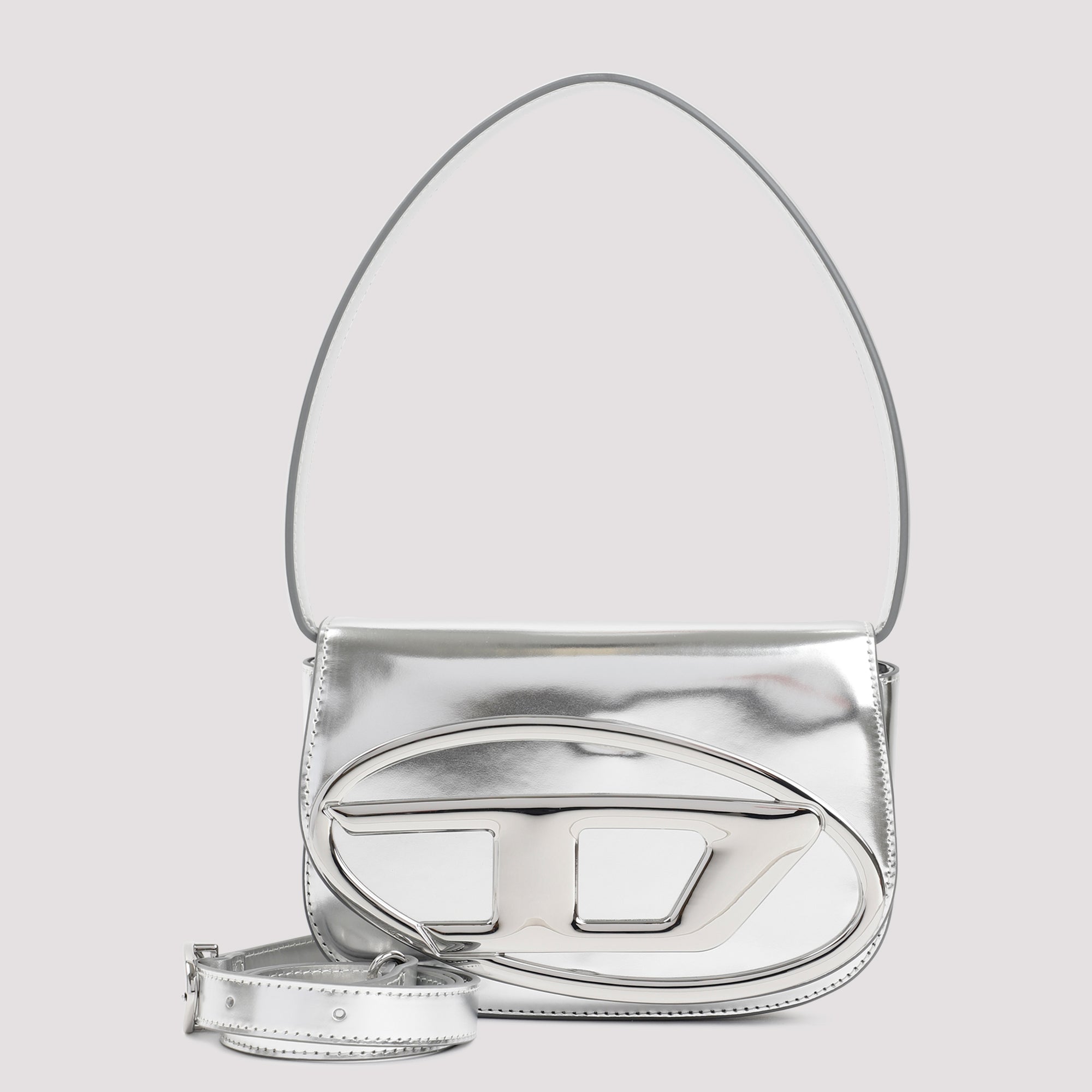 DIESEL Men's Metallic Mini Handbag - 20cm x 13cm x 5cm