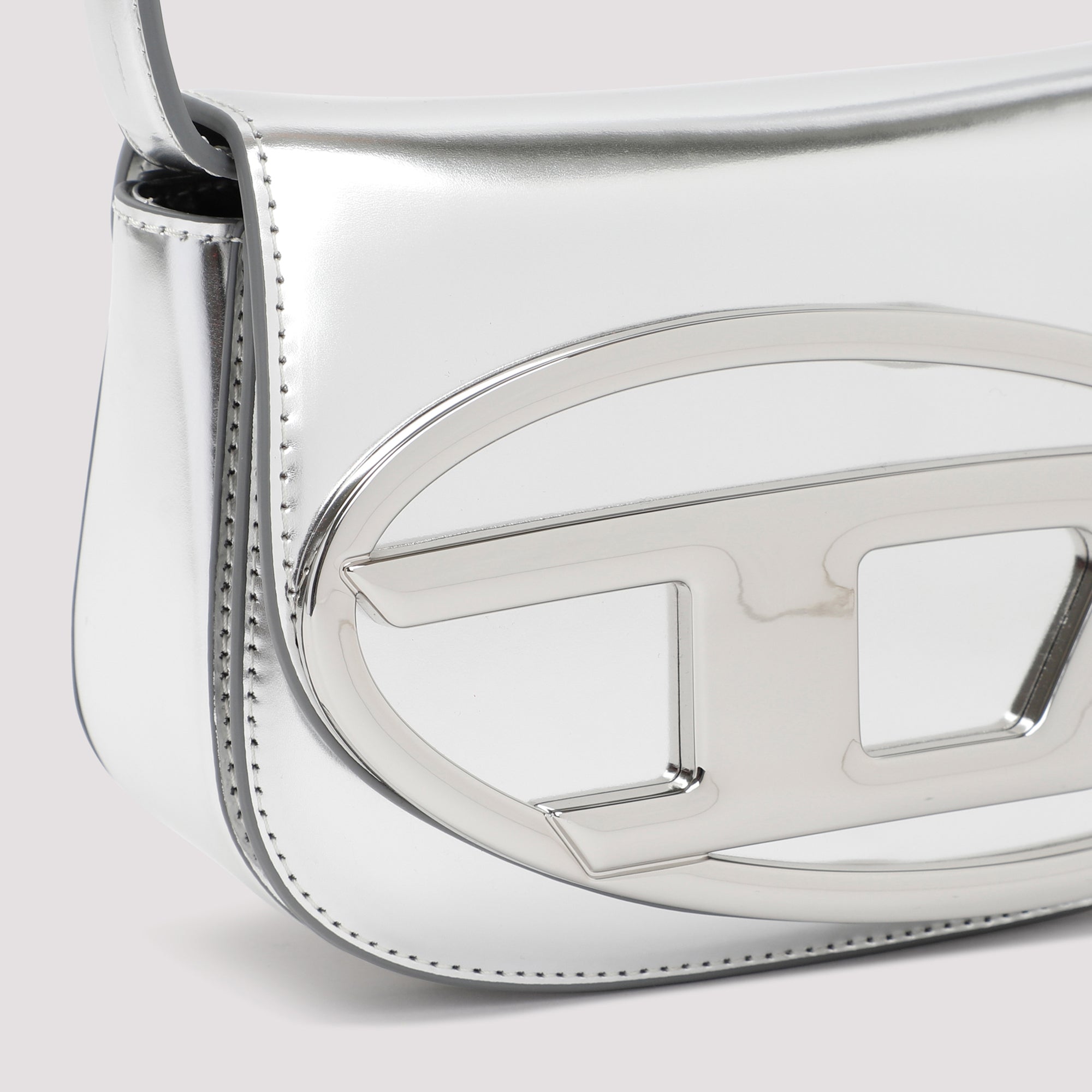 DIESEL Men's Metallic Mini Handbag - 20cm x 13cm x 5cm