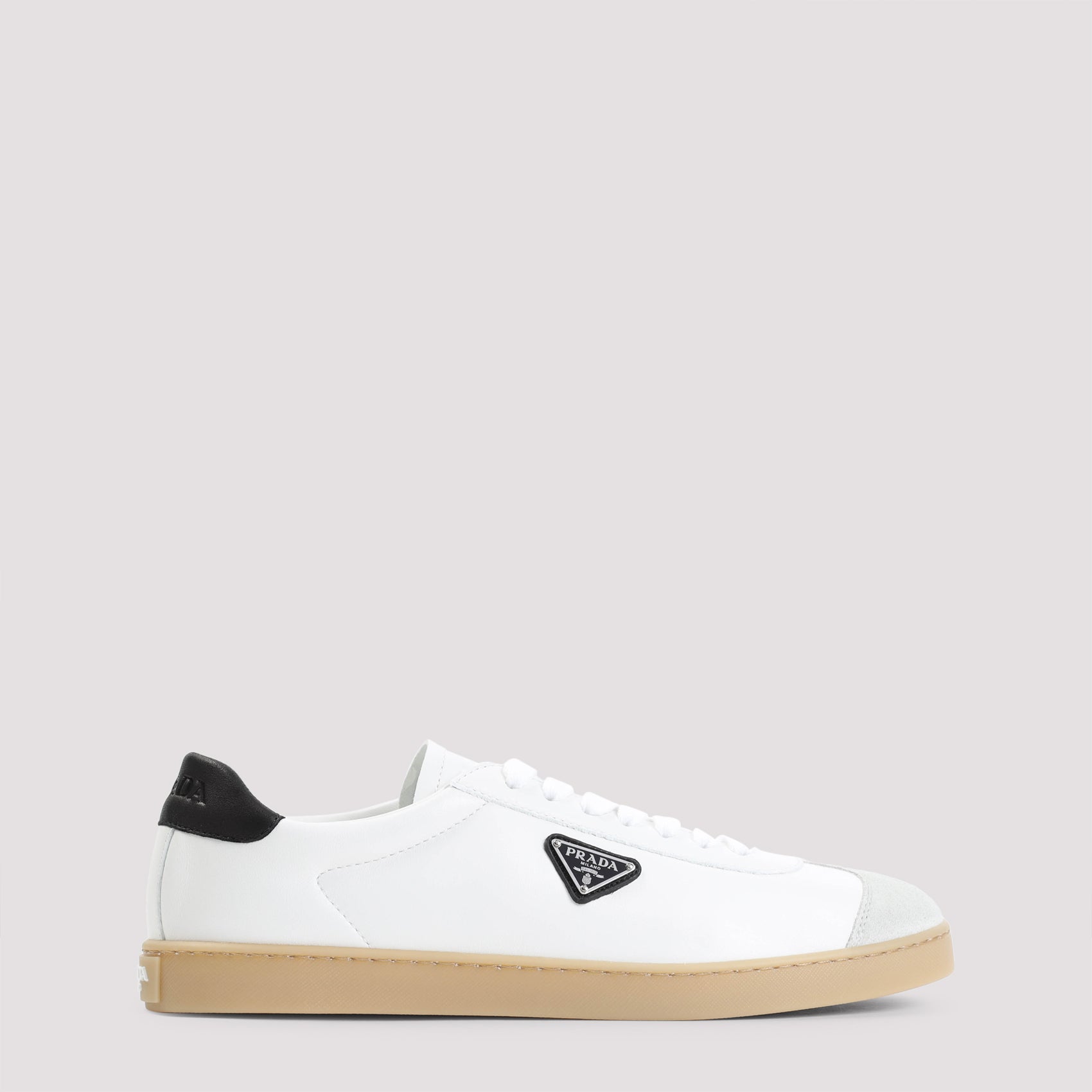 PRADA 100% Leather Sneaker
