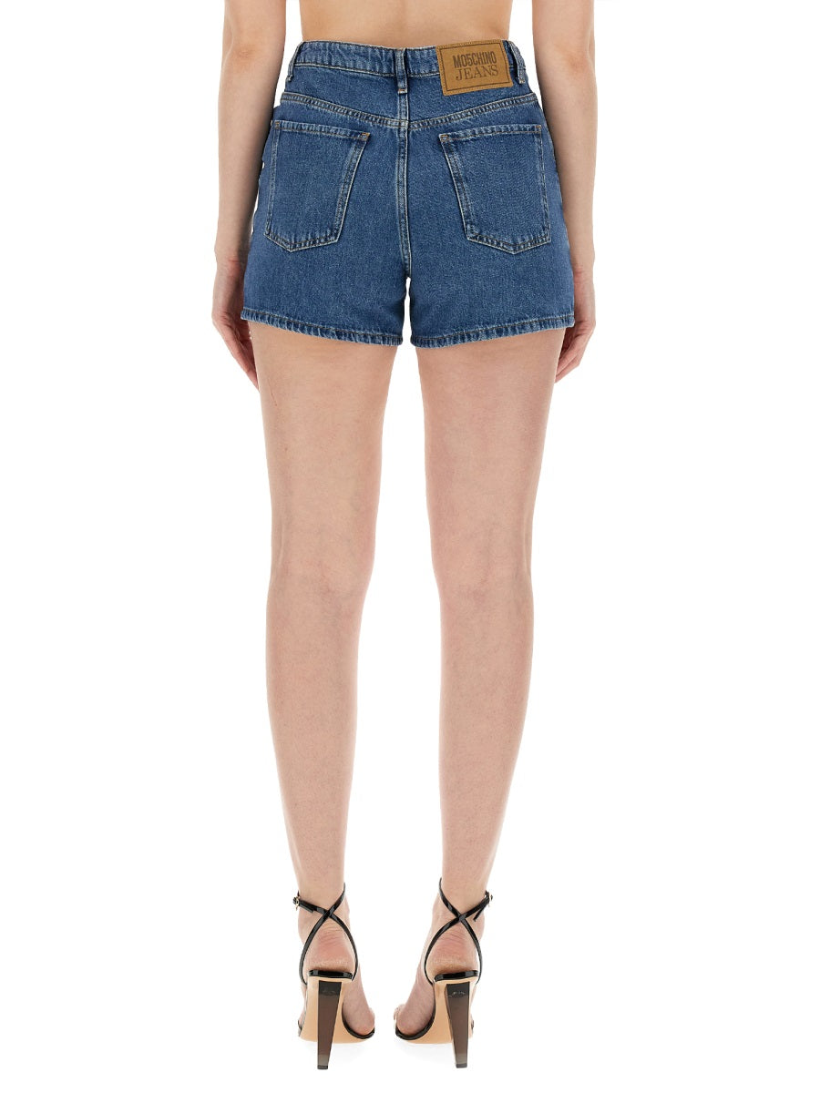 MOSCHINO JEANS Denim Bermuda Shorts - Women's Size 27