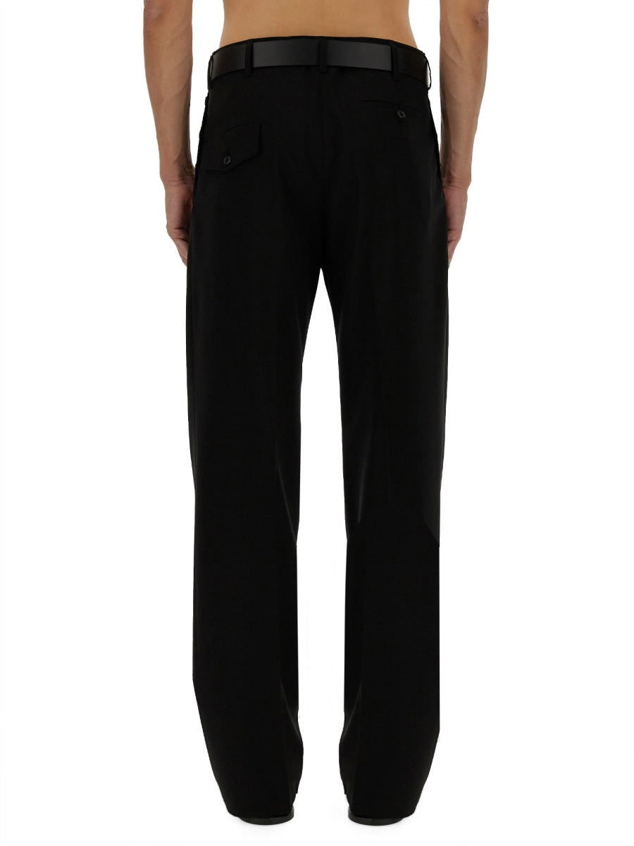 MOSCHINO COUTURE Classic Regular Fit Wool Pants - Size 48