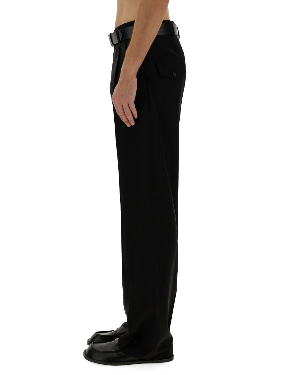 MOSCHINO COUTURE Classic Regular Fit Wool Pants - Size 48