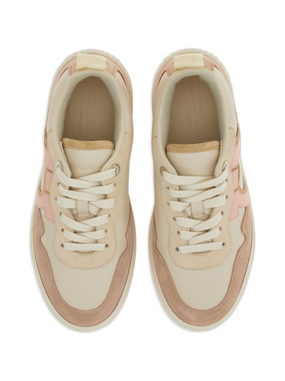 Ferragamo Gancini Hook Leather Sneaker for Women