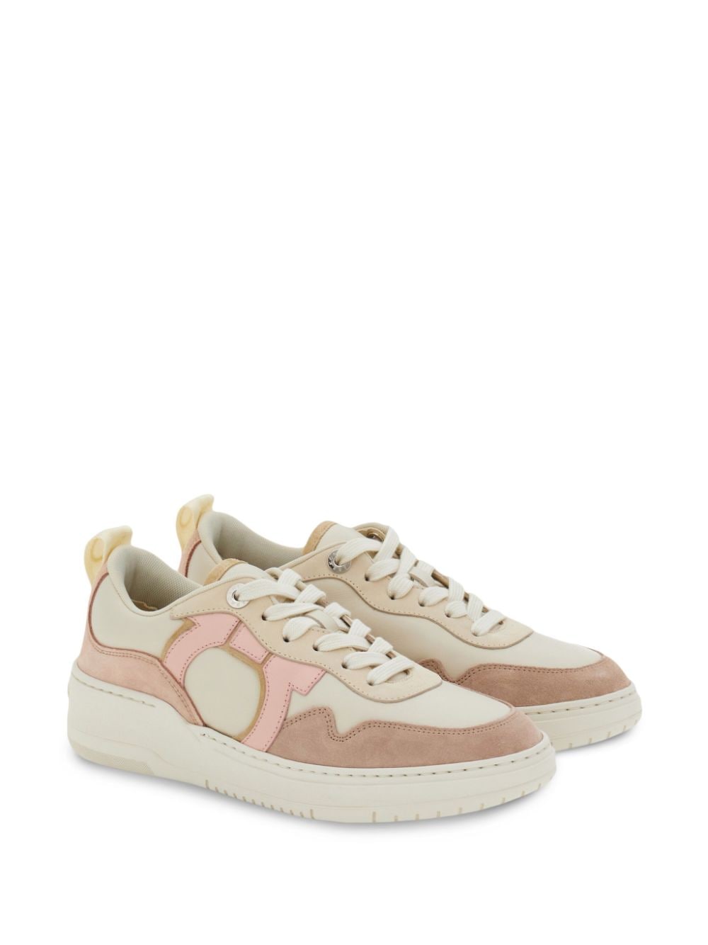Ferragamo Gancini Hook Leather Sneaker for Women