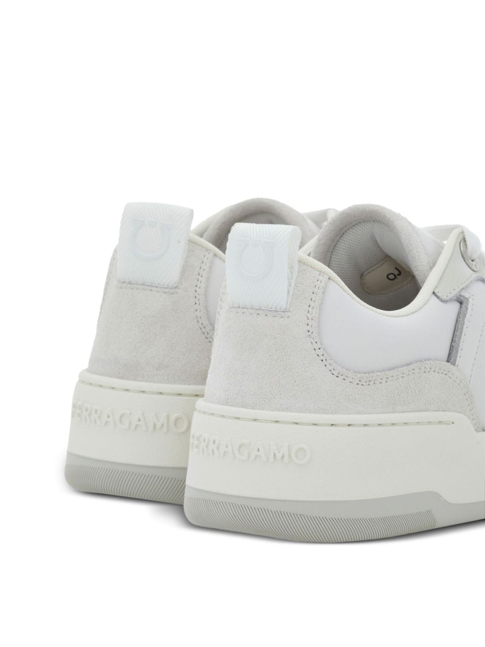 Ferragamo Gancini Hook Leather Sneakers for Women