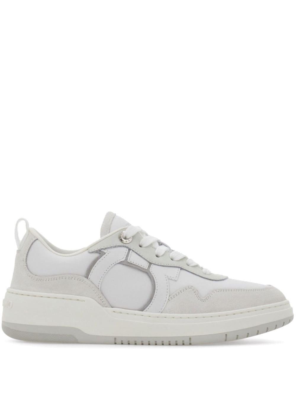 Ferragamo Gancini Hook Leather Sneakers for Women