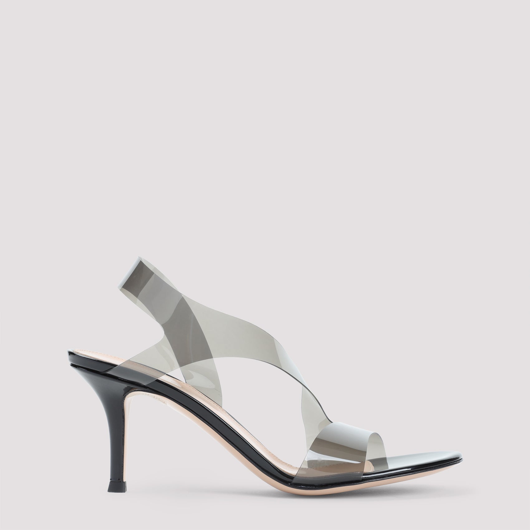 GIANVITO ROSSI PVC Metropolis Mini Sandals with 7cm Heel Height for Men