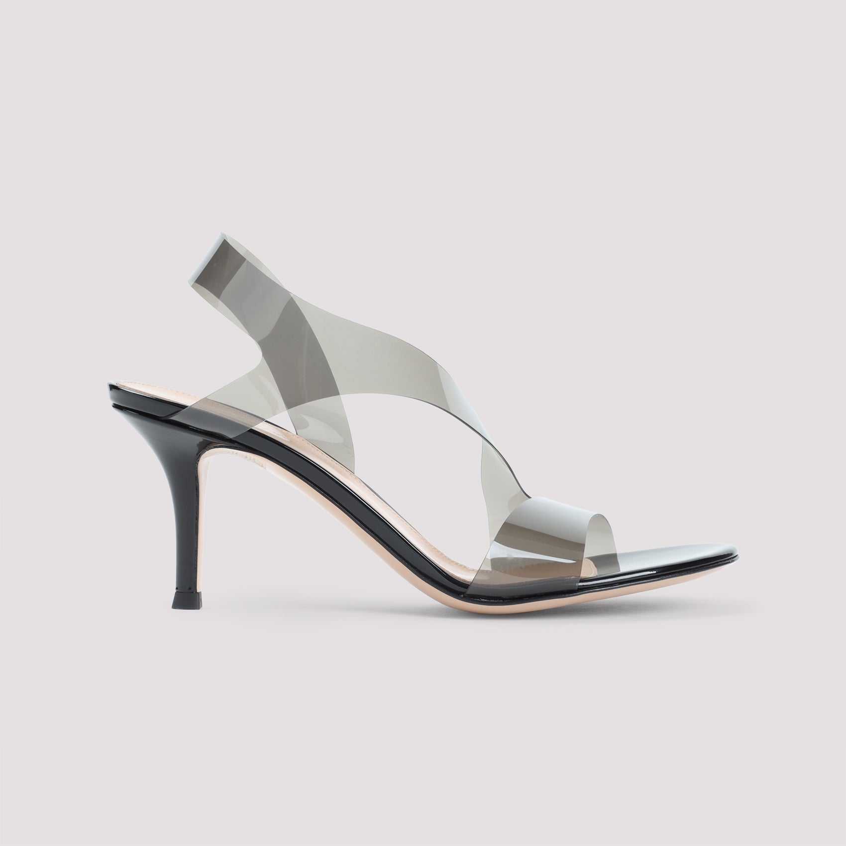 GIANVITO ROSSI PVC Metropolis Mini Sandals with 7cm Heel Height for Men