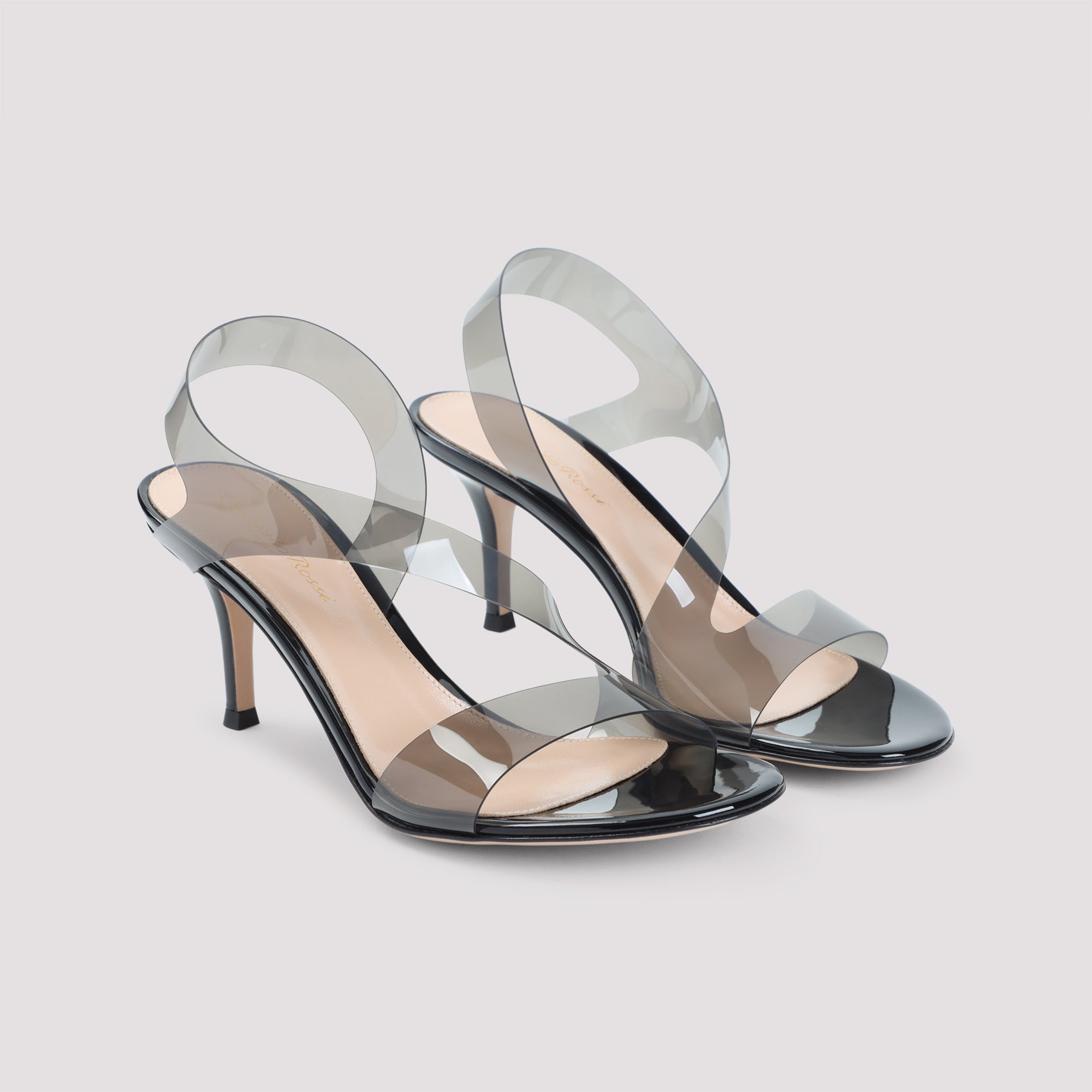 GIANVITO ROSSI PVC Metropolis Mini Sandals with 7cm Heel Height for Men