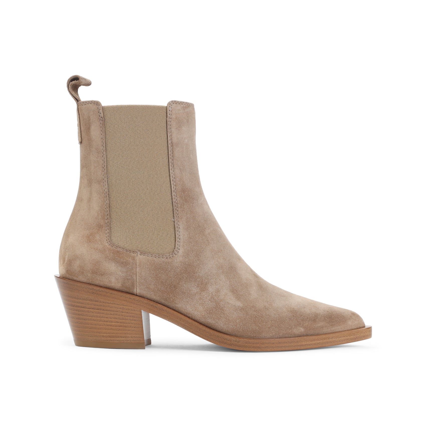 GIANVITO ROSSI Suede Leather Ankle Boots - 4cm Heel Height