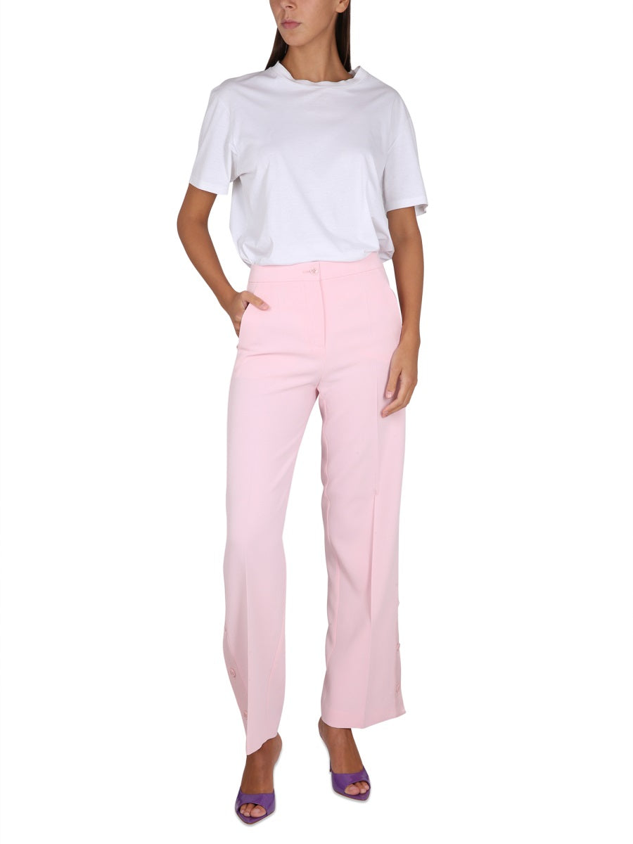 BOUTIQUE MOSCHINO Stylish Women's Pants with Button Closure and Belt Loops